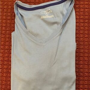 Talbots Teal Pima Cotton Tee